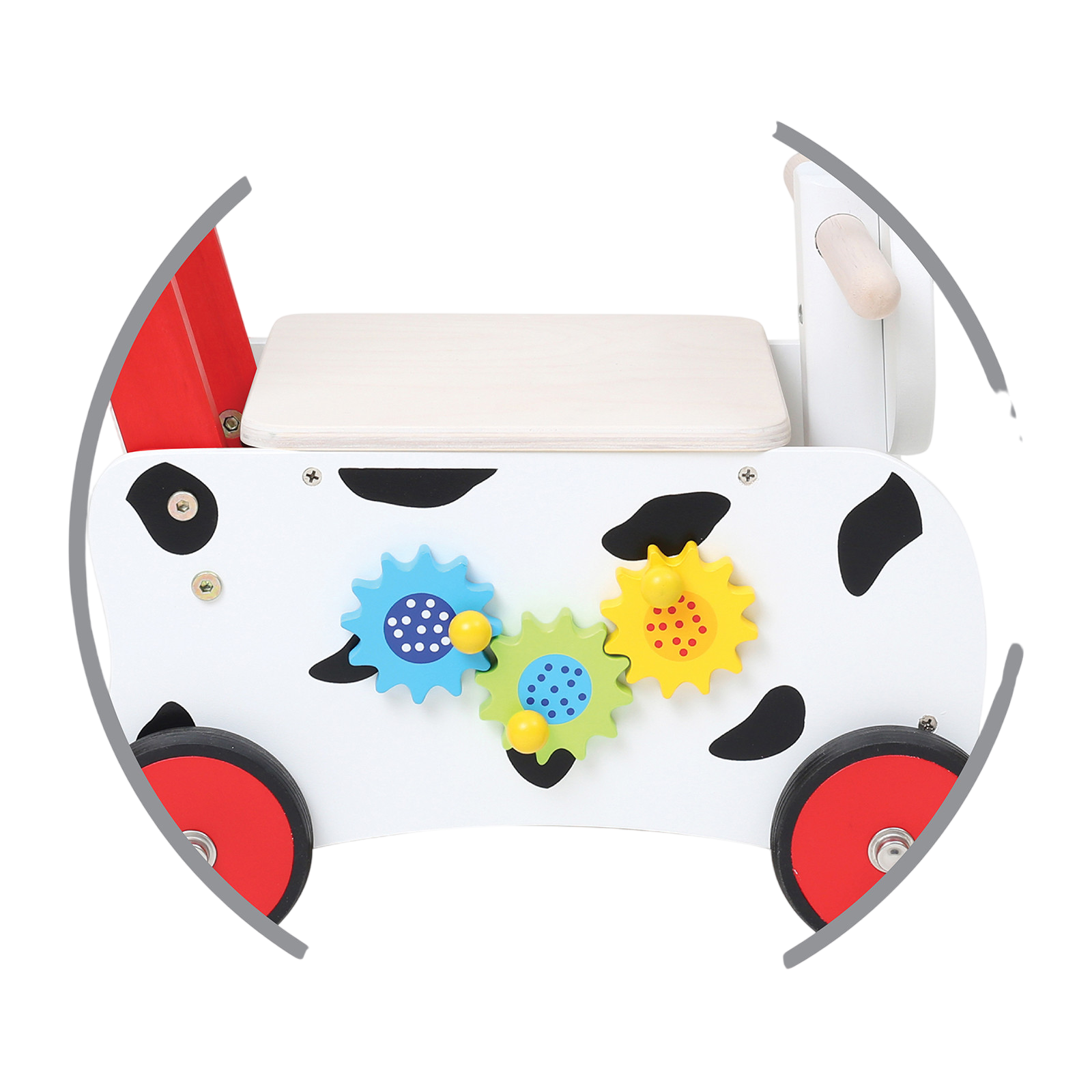 Spielba Baby Walker mit Sitzfläche & Sortierspiel