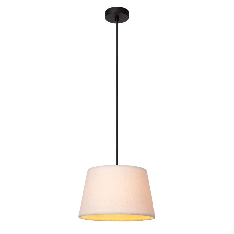 Lucide Woolly hanglamp beige