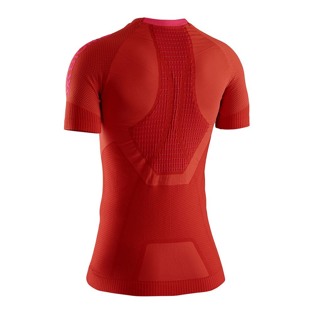 X-Bionic INVENT 4.0 RUN SPEED - Sous-couche Femme sunorang/neonflaming