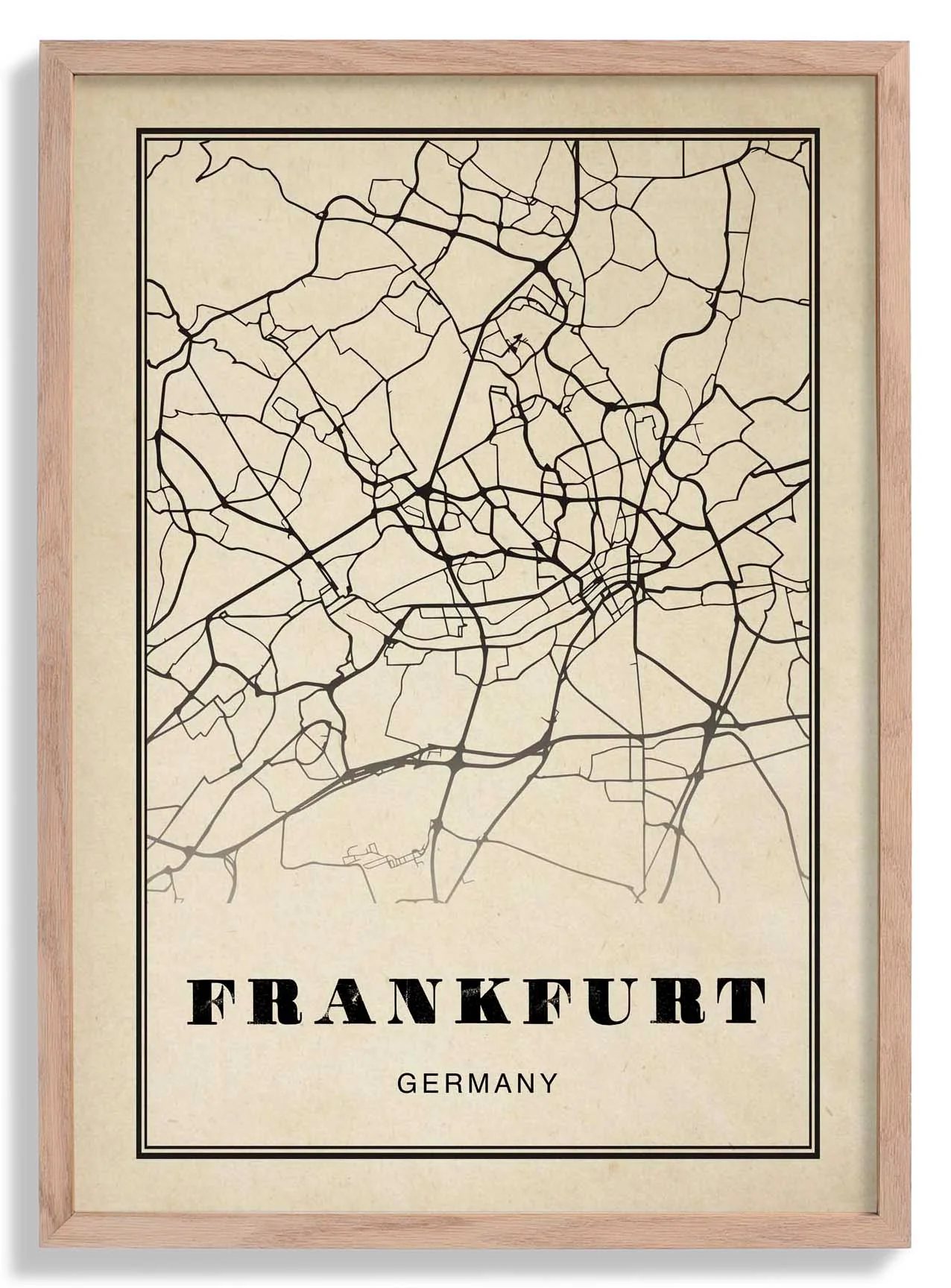 Frankfurt Stadt Sepia