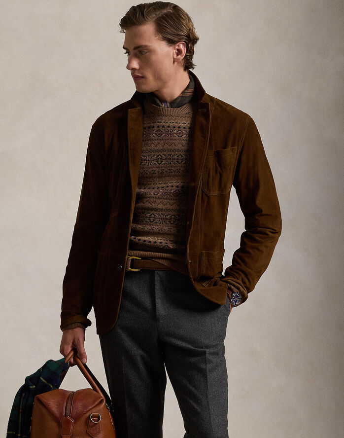 Polo Ralph Lauren 2/17-5 WOOL RWS-LSL-PLO Camel combo