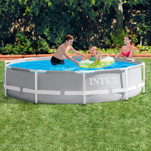 Piscina Elevada Redonda Intex Gama Prisma Frame 305x76 Cm