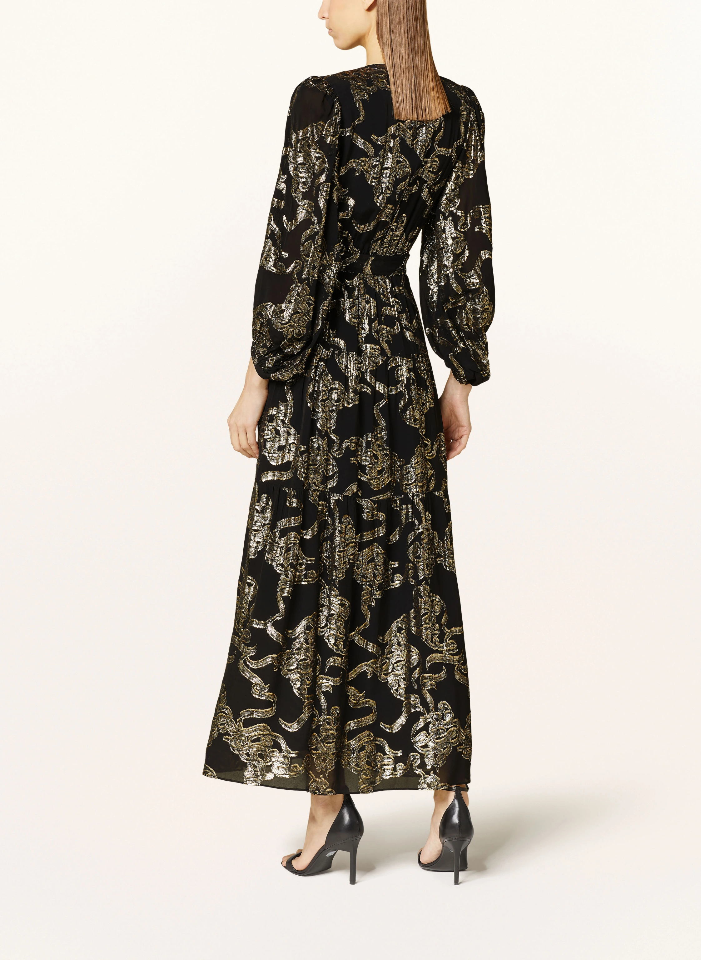 ba&sh Wickelkleid BADDIE mit Glitzergarn