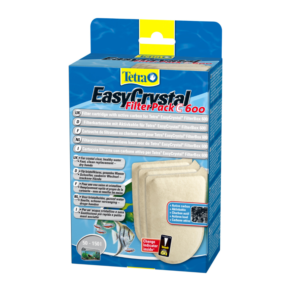 Cartouche de filtration au charbon filterpack charbon 600
