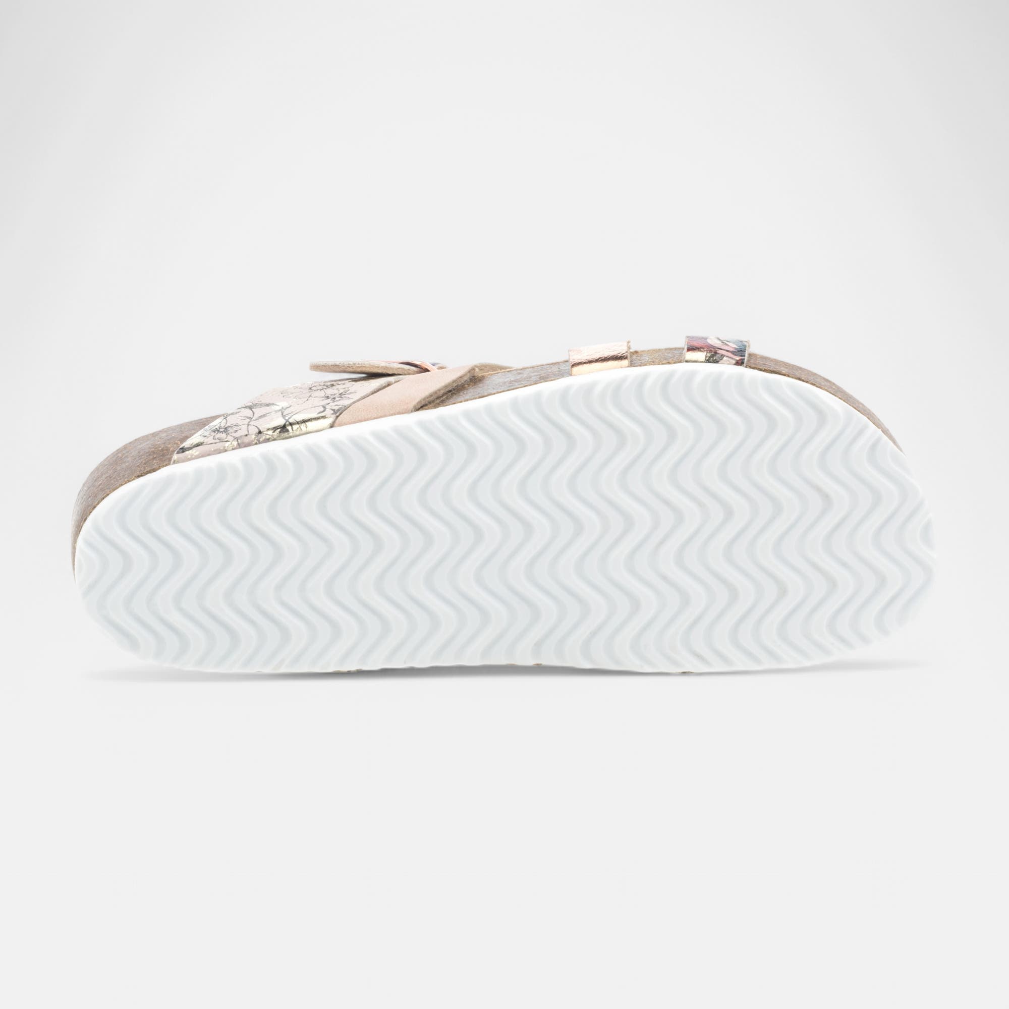 Mules semelle liège Femme rose