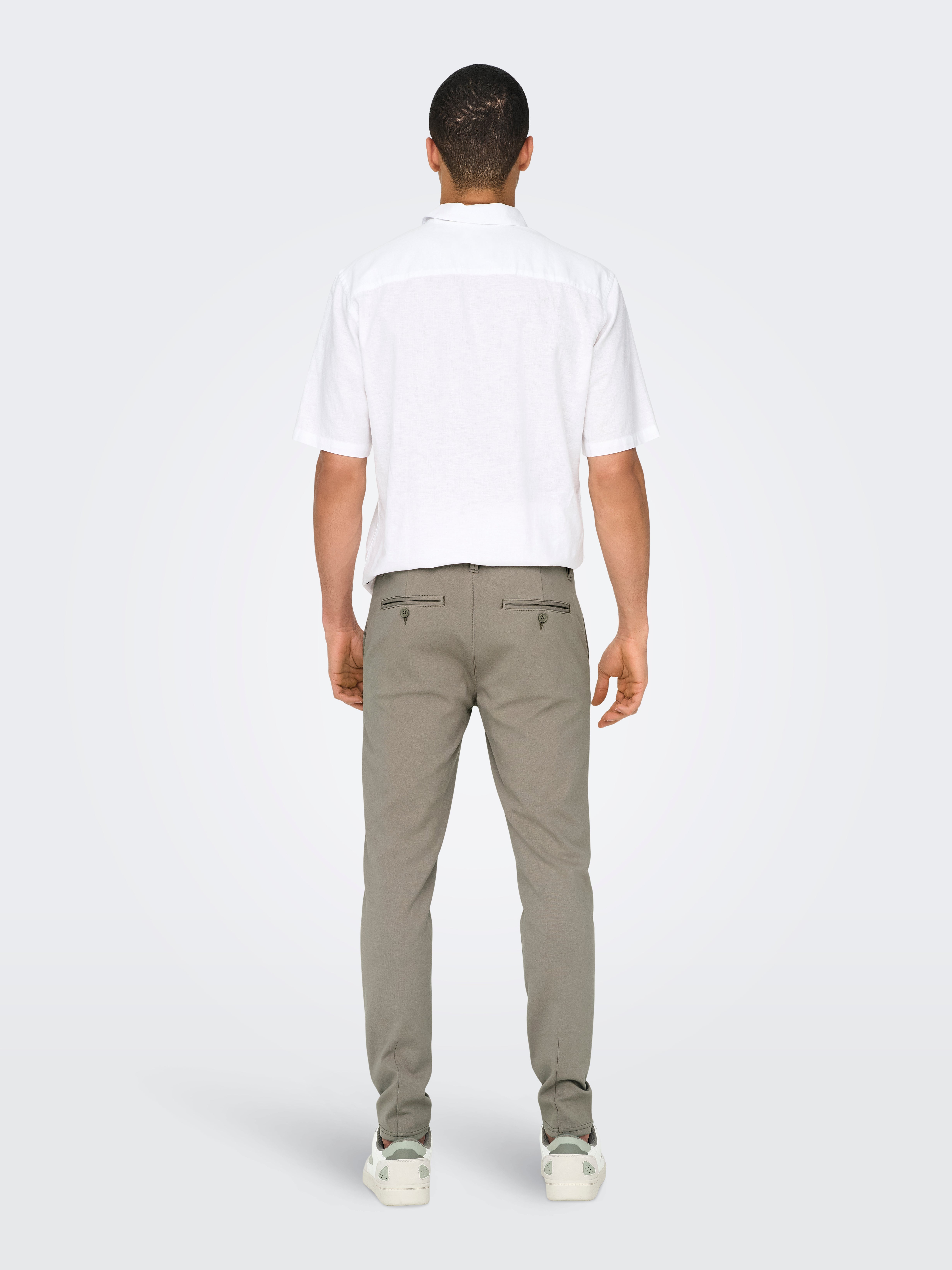 ONSMARK Slim Fit Chino Hose Vintage Khaki