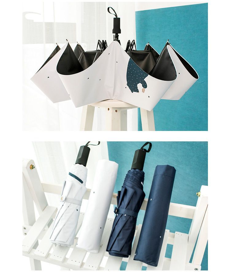 Fenmo - Compacte paraplu met berenprint