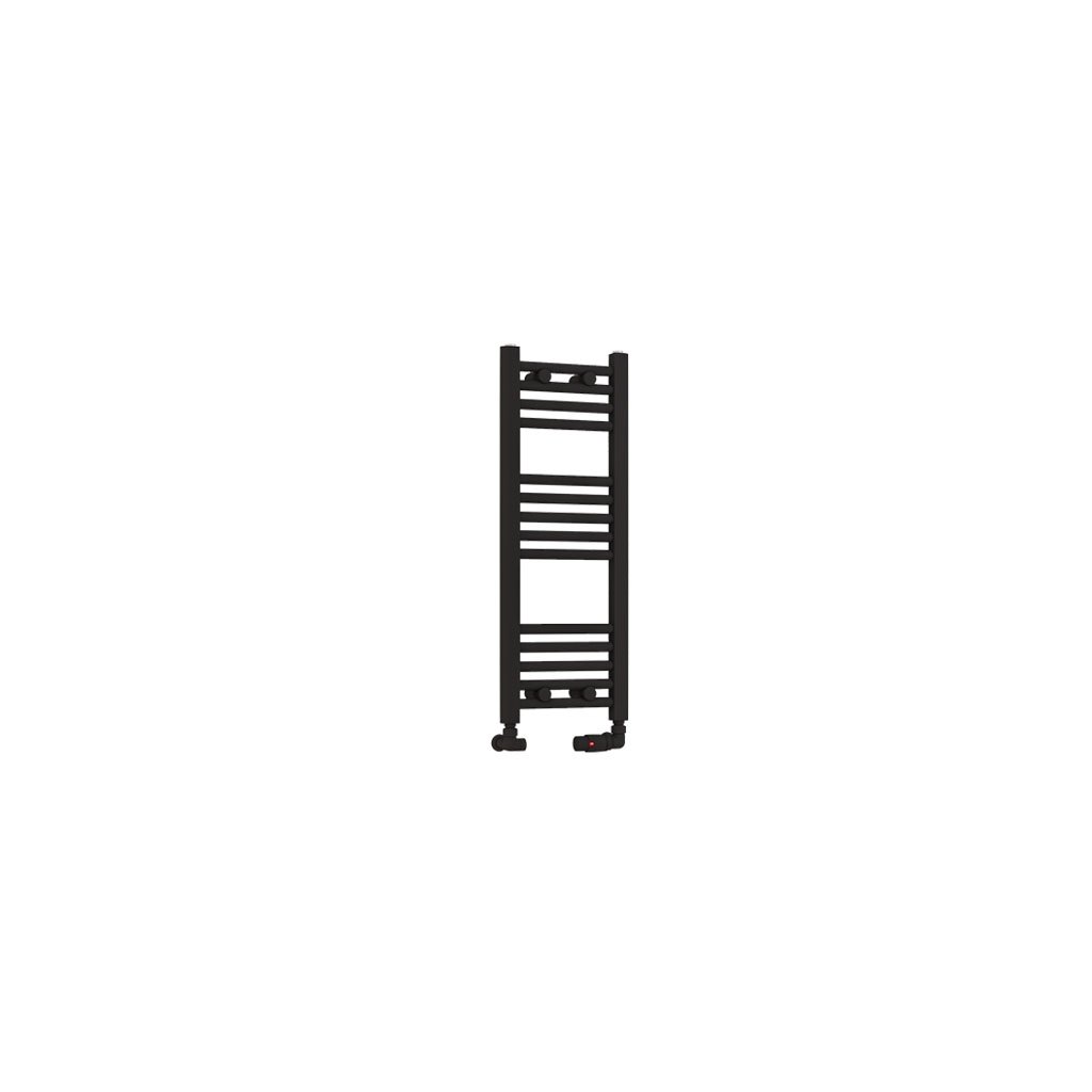 Eastbrook Wendover handdoekradiator 30x80cm 267W zwart mat