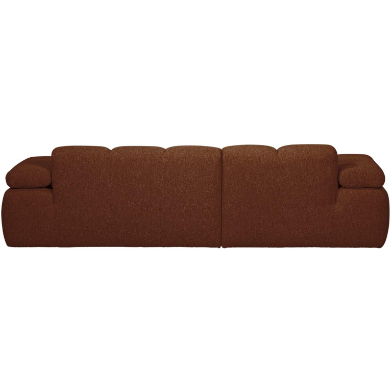 WOOOD Mojo bank chaise longue links bouclé bruin