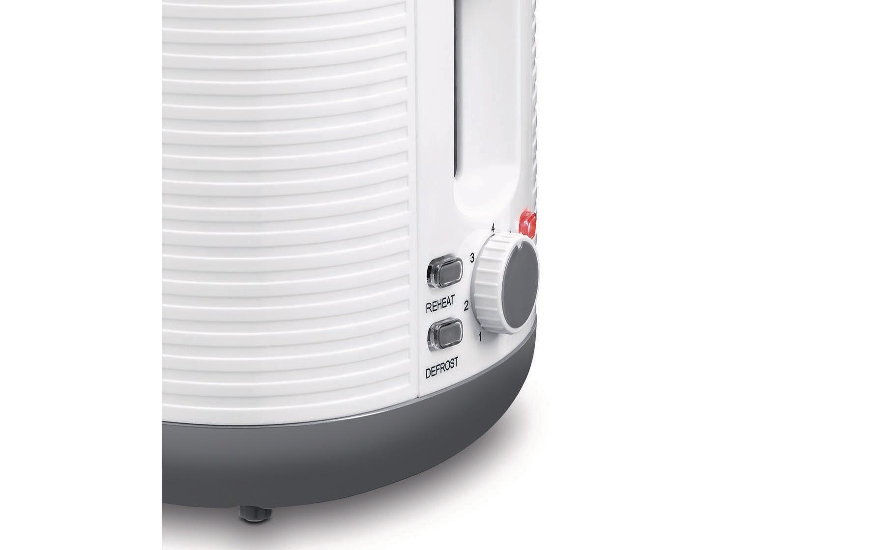 KOENIG Toaster »Stripes, Weiss, Grau« für 2 Scheiben 930 W