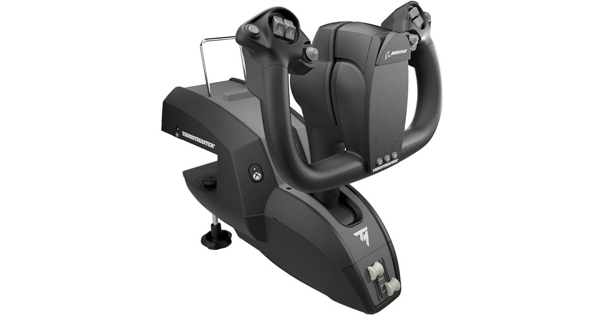 ThrustmasterTCA Yoke Boeing Edition gaming yoke  (Zwart/grijs, Pc, Xbox One, Xbox Series X|S)