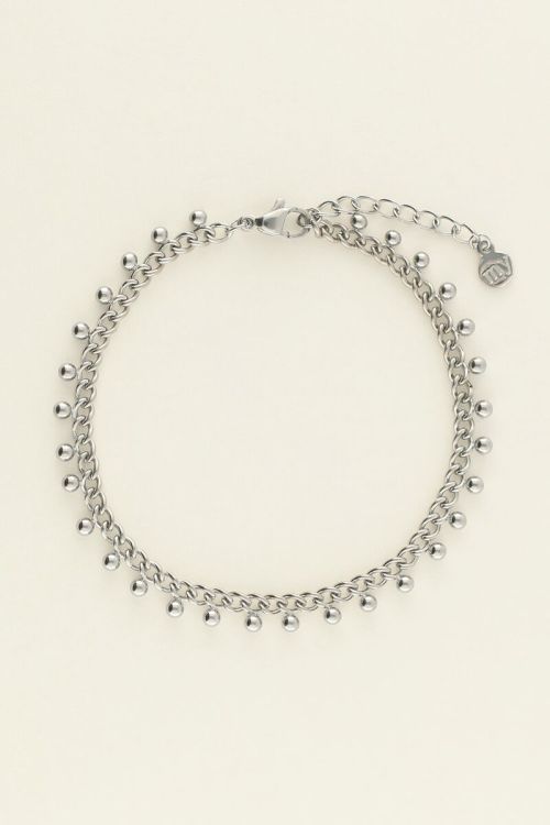 Schakelarmband met bolletjes