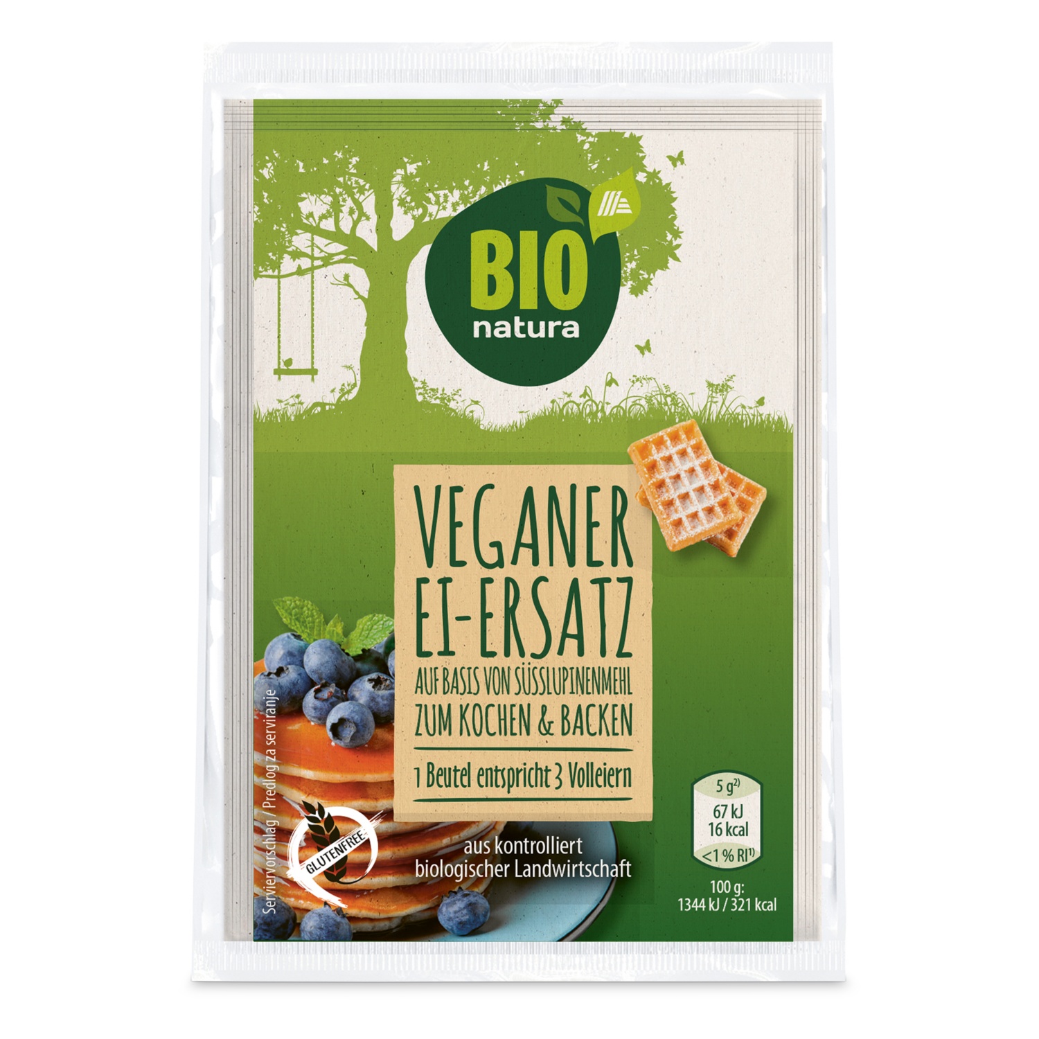 BIO NATURA BIO-Backartikel, Ei-Ersatz