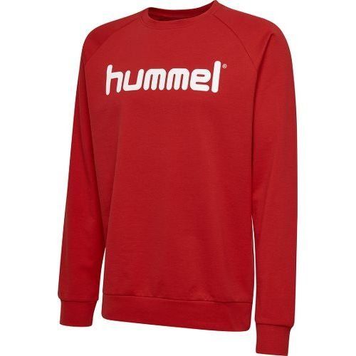 Hummel Go Cotton Logo Sweat - Rouge Enfant