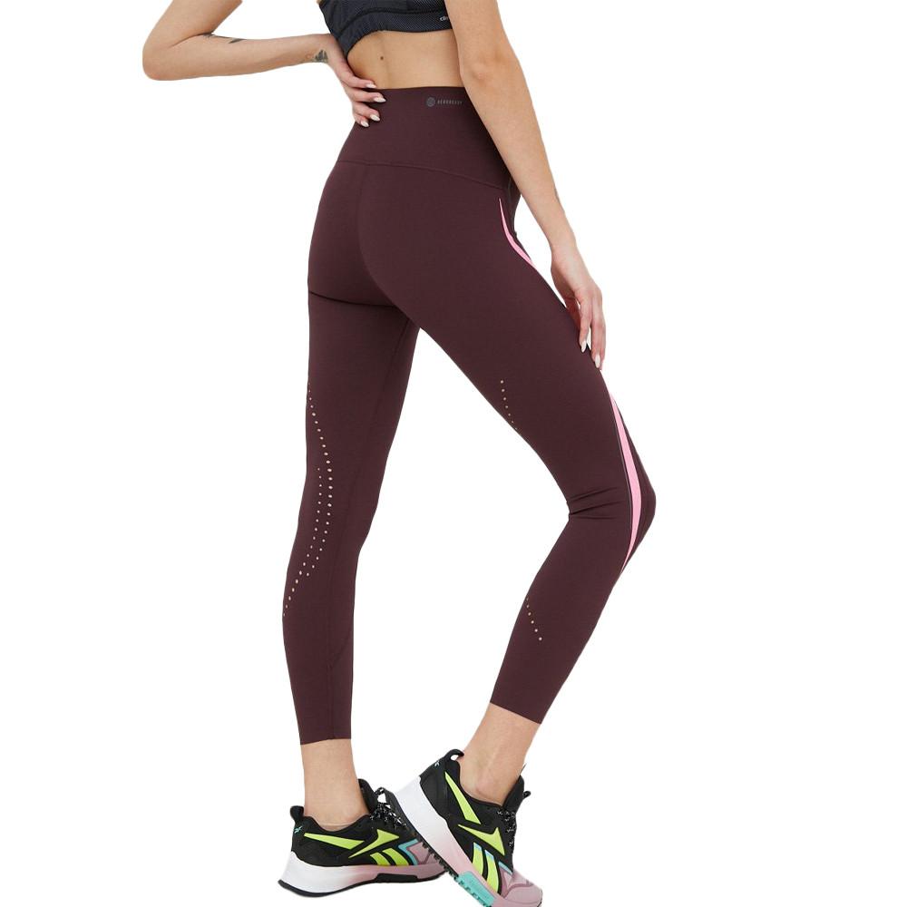 Adidas Legging de Sport Bordeaux Femme Adidas Luxe
