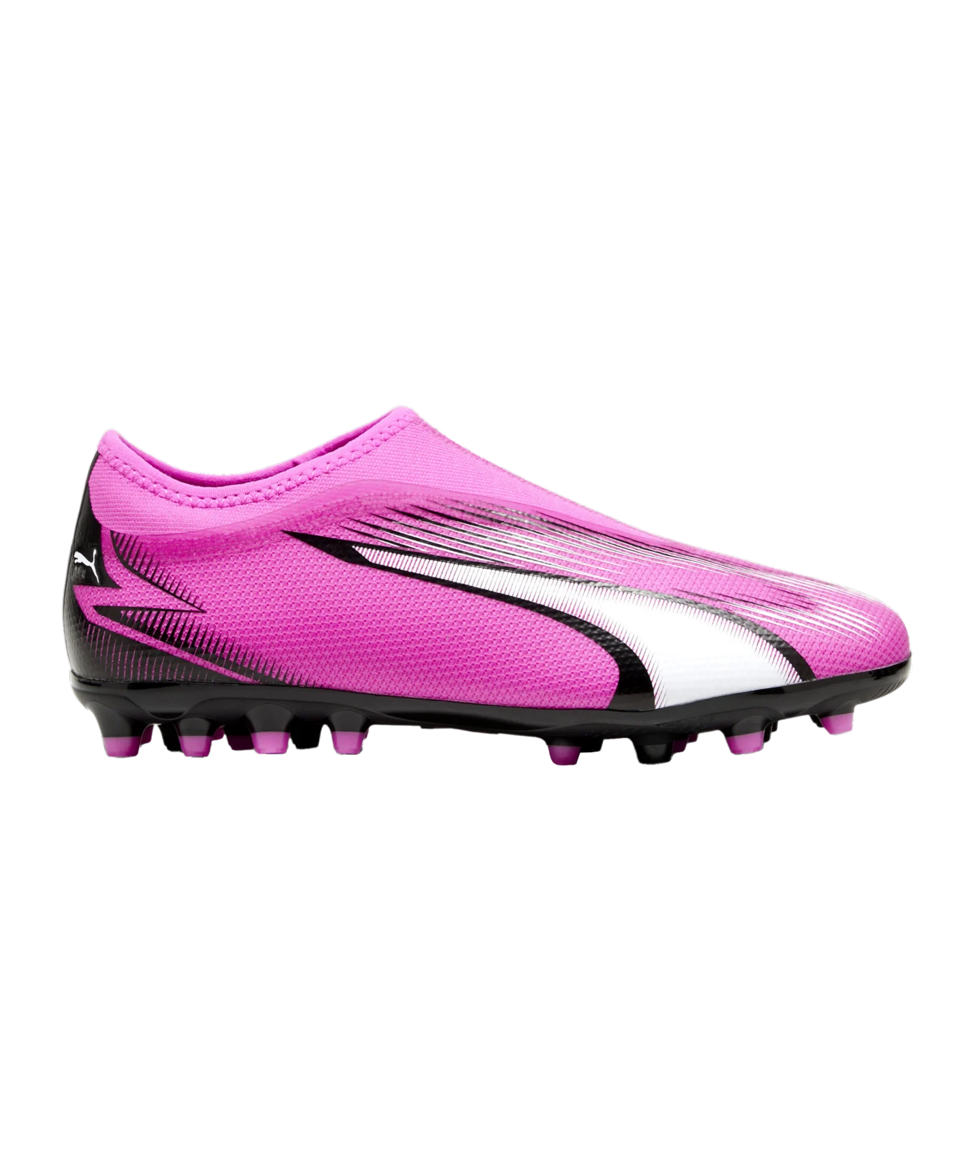 PUMA ULTRA Match LL MG Phenomenal Jr Kids Pink Weiss Schwarz F01