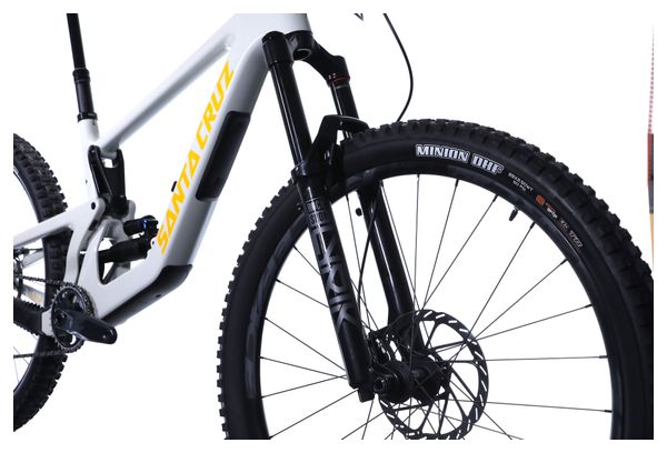 VTT Tout-Suspendu Santa Cruz Bronson 4.1 Sram GX AXS 12V MX (29/27.5'') Blanc