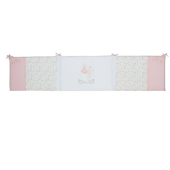 Rose & Lili Tour de lit   40 x 180 cm   de               Trois Kilos Sept