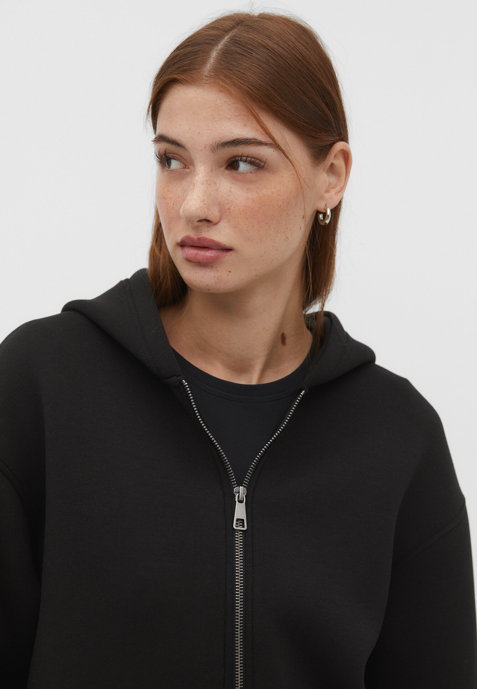 Moletom oversized em tecido técnico