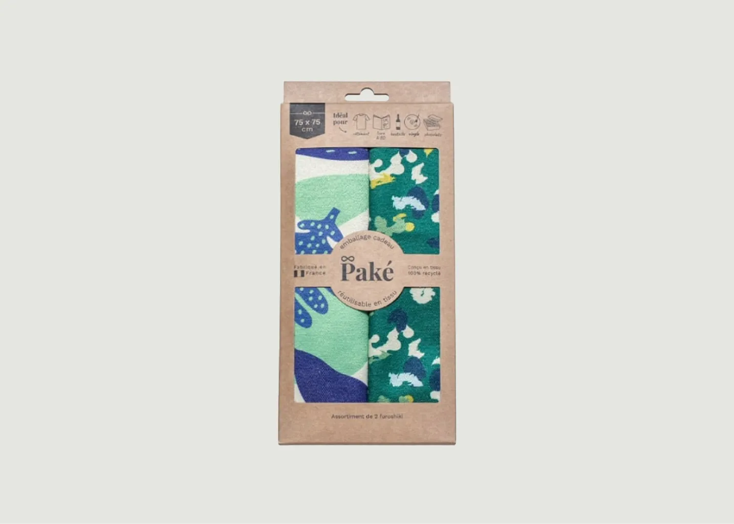Emballage cadeau réutilisable Paké