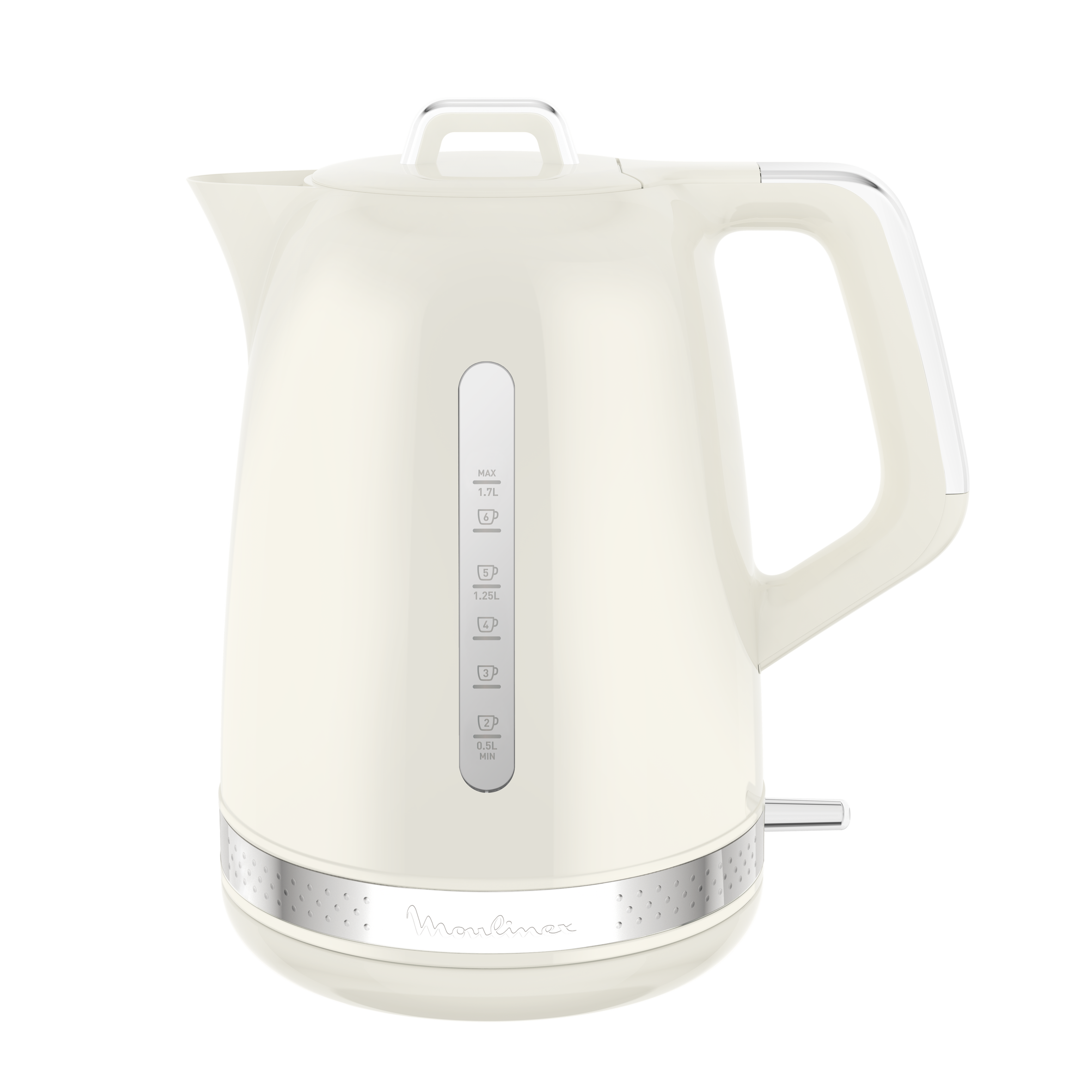 Bouilloire électrique Soleil Ivoire, 1,7 L, Design retro vintage
