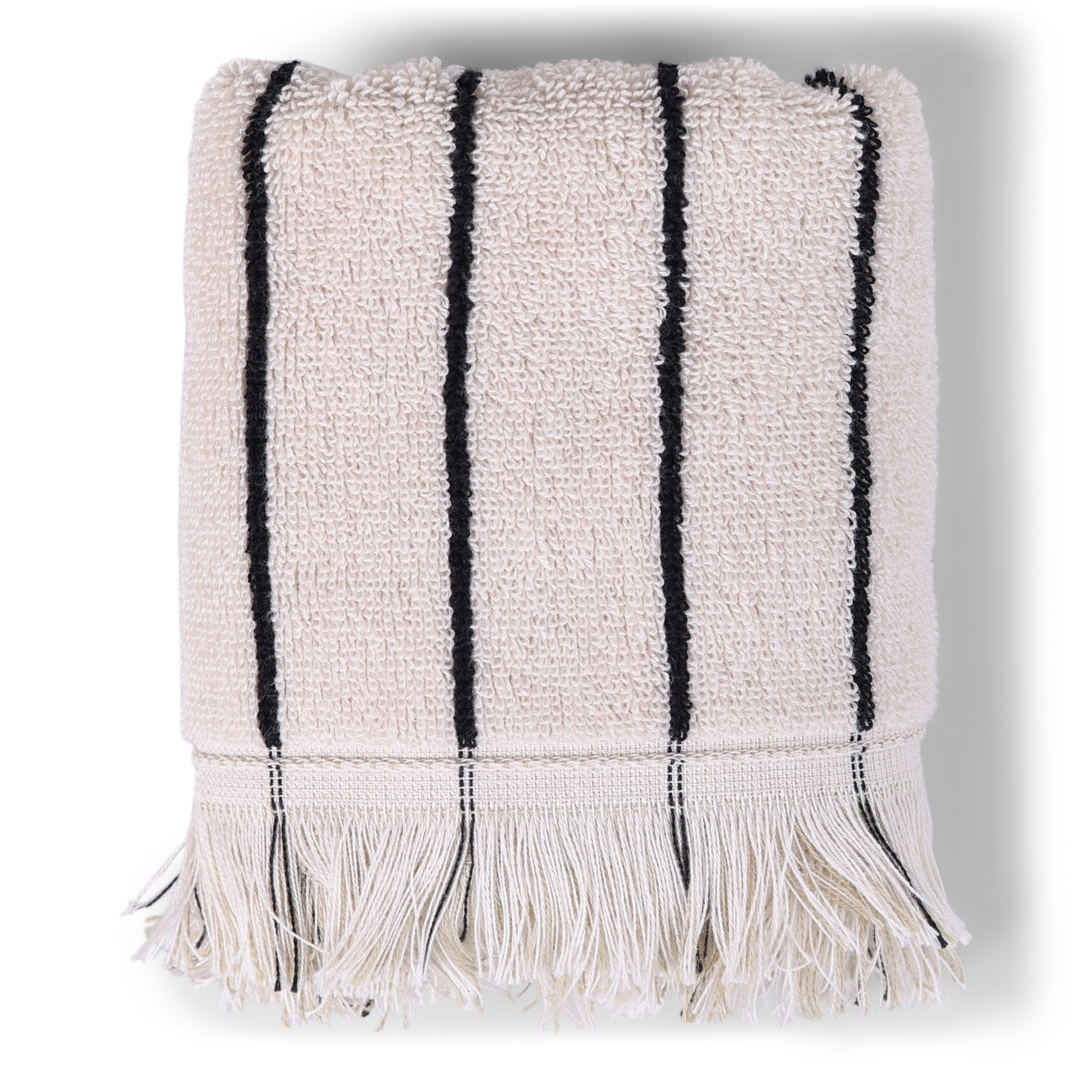Gastendoek Ellis pistachio green/black/white 30x50 cm - set