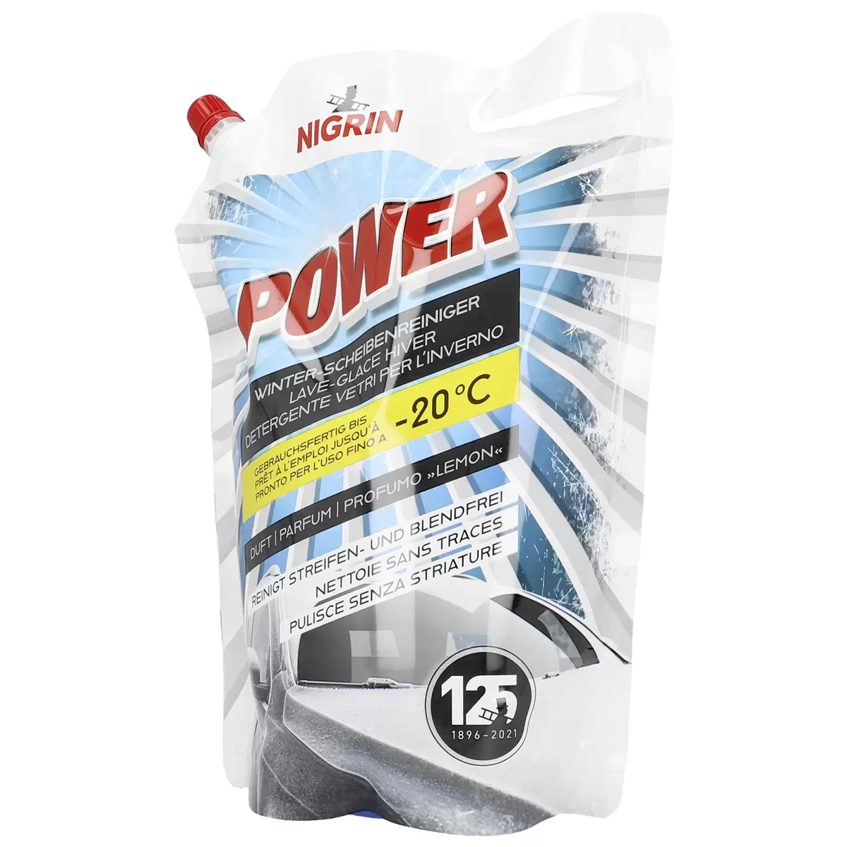 Winter-Scheibenreiniger 2L Nigrin Power Lemon Hellblau