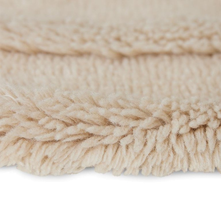 HKliving Round Woolen vloerkleed Ø150 crème