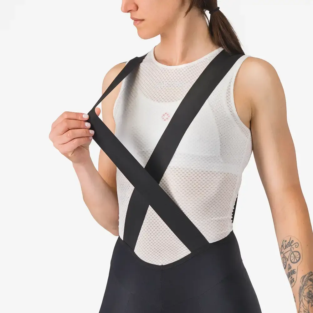 Castelli Unlimited Endurance DT Fietsbroek Kort Zwart Dames