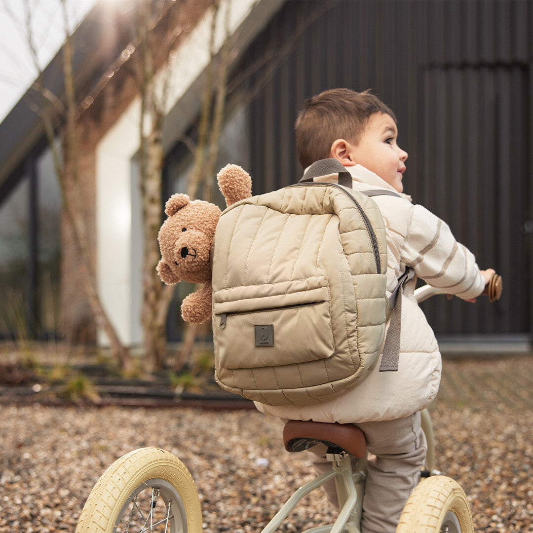 Jollein kleuterrugzak puffed - olive green
