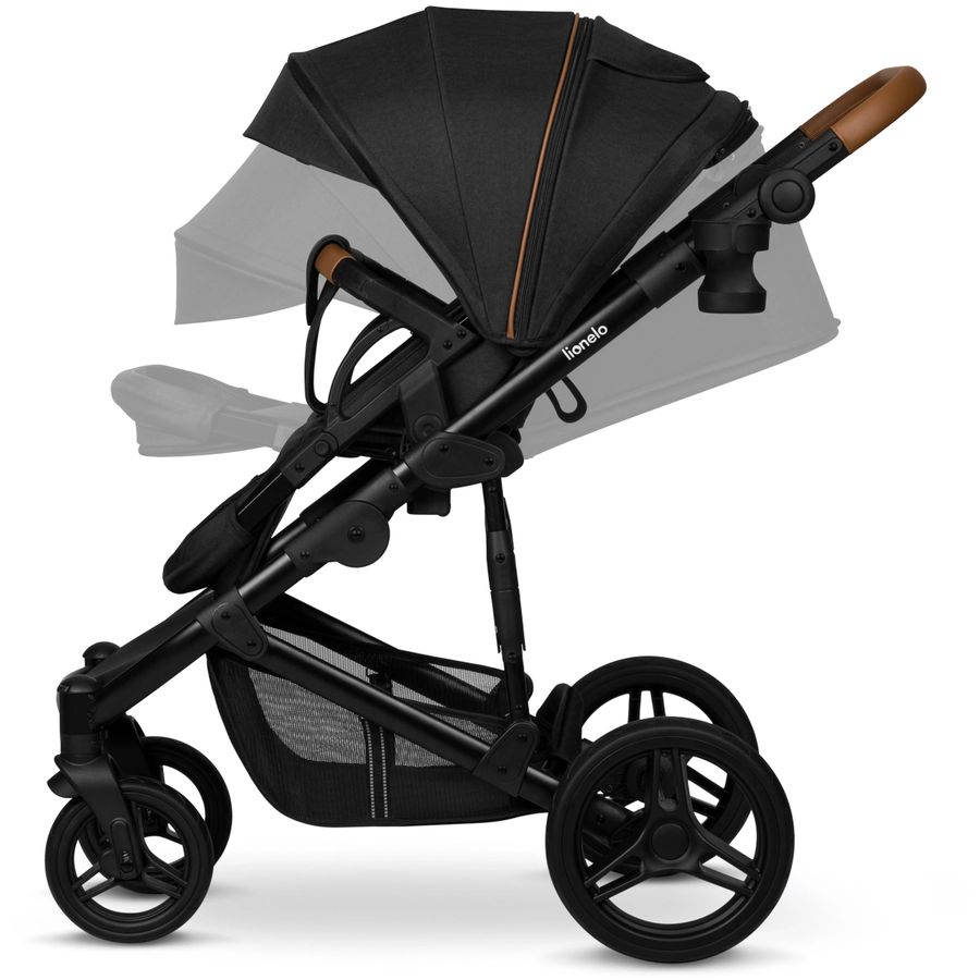 lionelo Kinderwagen Mari Tour 3in1 Black Onyx