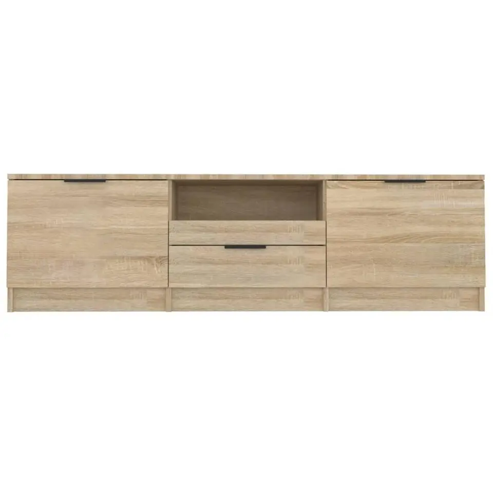 vidaXL - Tv-kast - Bruin - Bewerkt hout