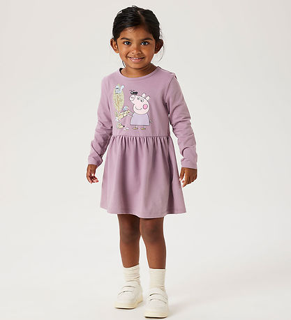 Name It Kleid - Noos - NmfDyffi Peppa - Elderberry m. Print