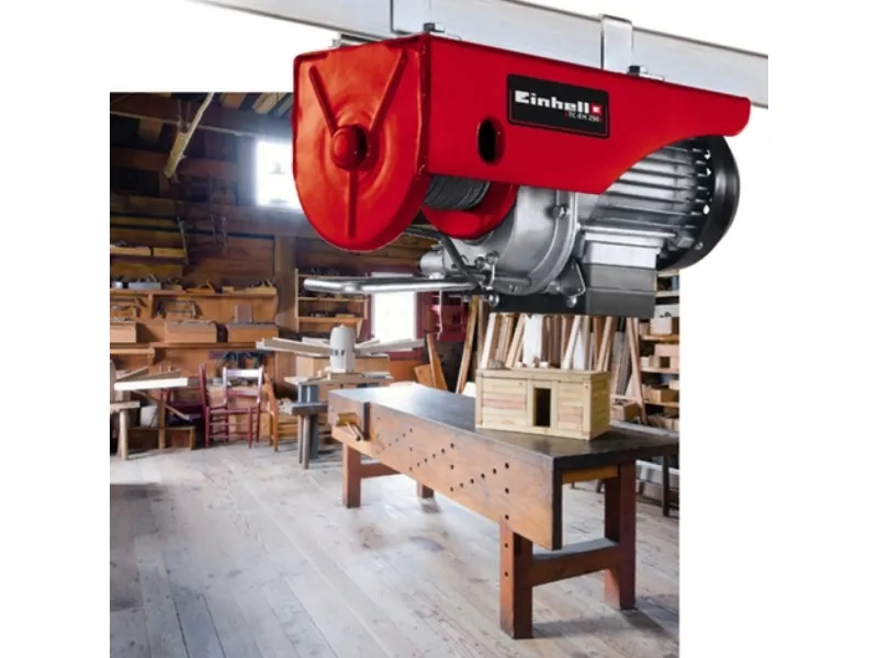 Einhell TC-EH 250, Kabelreb hejseværk, 12 m, 125 kg, 250 kg, 11,5 m, 5,7 m