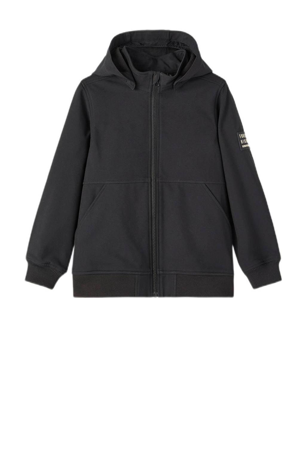 NAME IT softshell jas zomer NKMALFA zwart