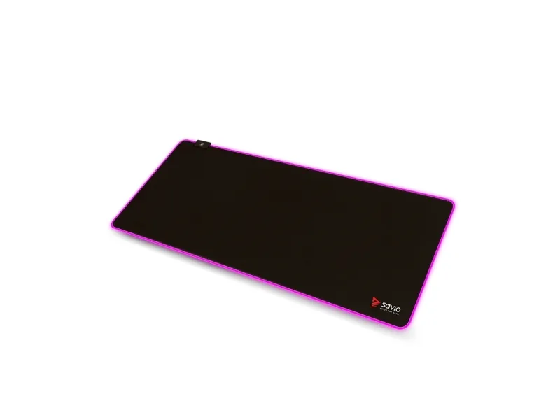 SAVIO GAMING Turbo Dynamic - Musemåtte - LED Edition - størrelse XL