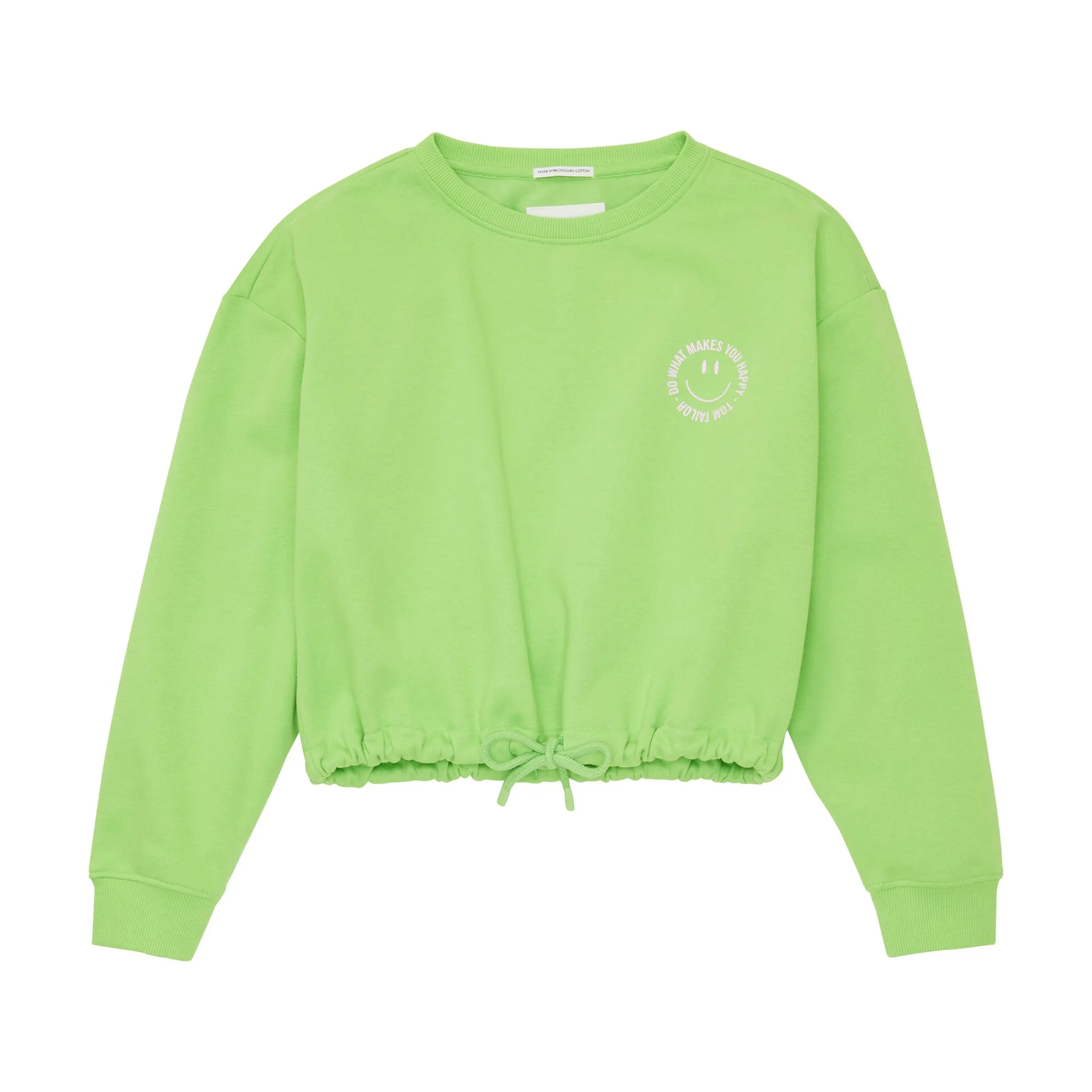Mädchen Sweatshirt in Leuchtfarbe