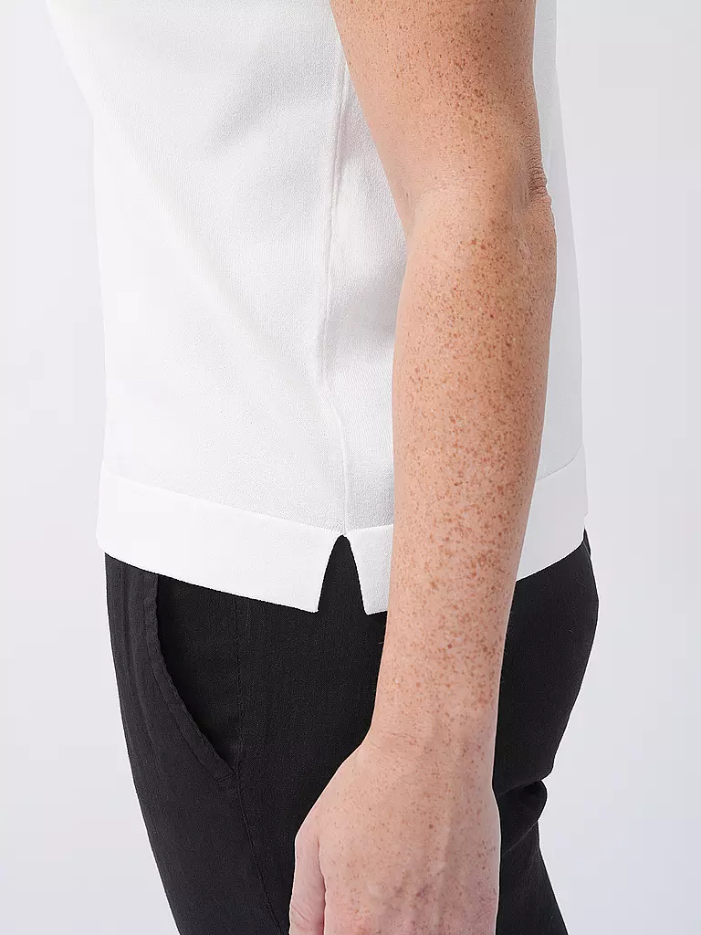 COMMA Poloshirt weiss