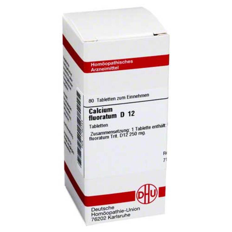 DHU Calcium fluoratum D 12 Tabletten, 80 St