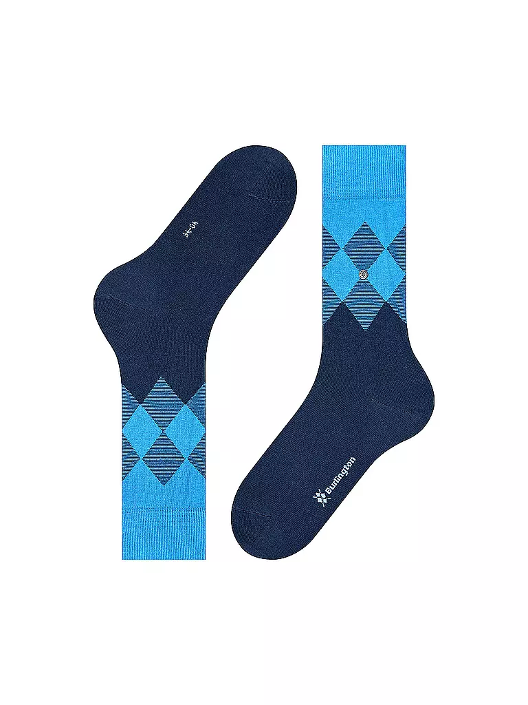 BURLINGTON Herren Socken HAMPSTEAD 40-46 marine blau