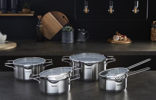 Tefal Nordica Pannenset 4 delig - Steelpan Ø16 cm & Kookpan Ø 18 + Ø 20 + Ø 24 cm