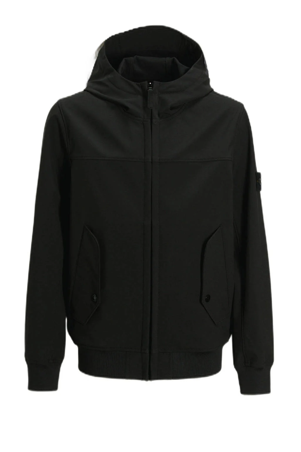 Stone Island softshell jas zwart