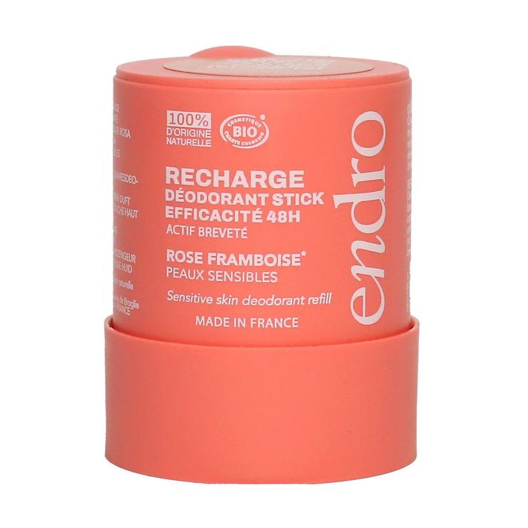 Déodorant stick rose framboise recharge 50g