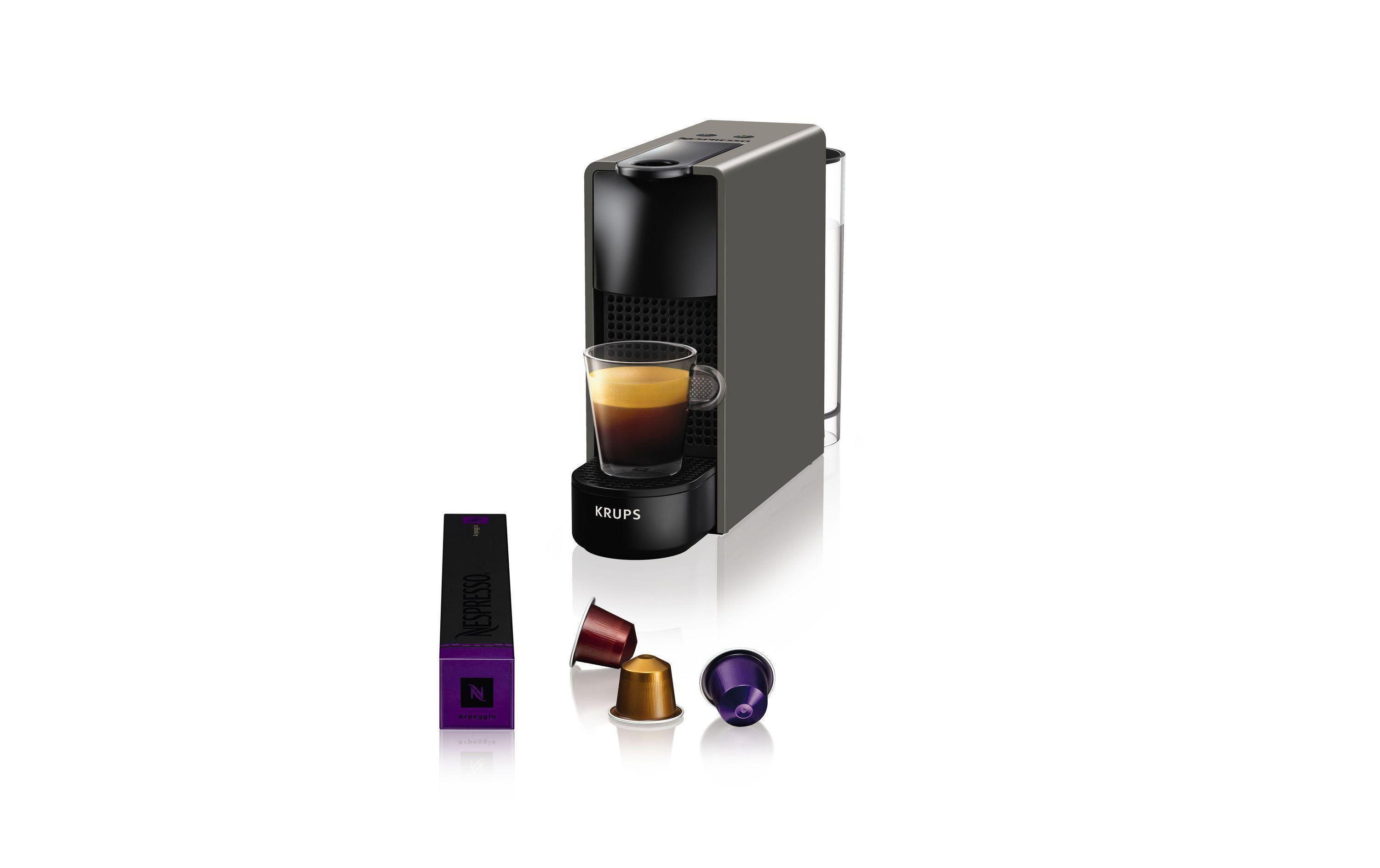 Kaffeemaschine Nespresso Essenza Mini XN110B Grau/SchwarzKapselmaschine