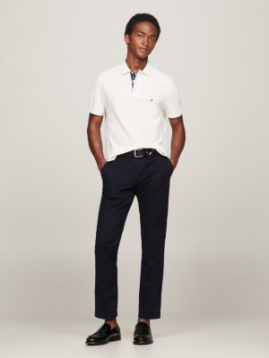Check Placket Regular Fit Polo