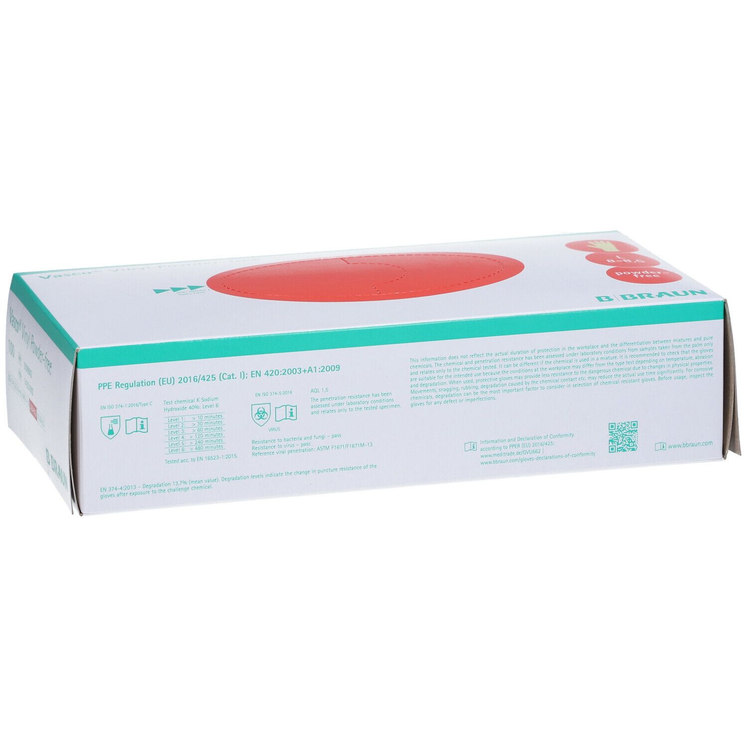 Vasco® Vinyl Handschuhe Gr. L unsteril