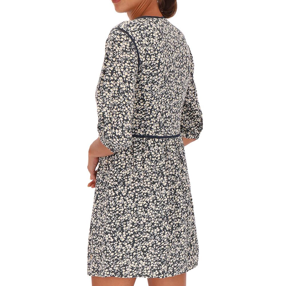 Les Tropéziennes Robe Gris/Bleu à fleurs Femme Les Tropéziennes Courbine