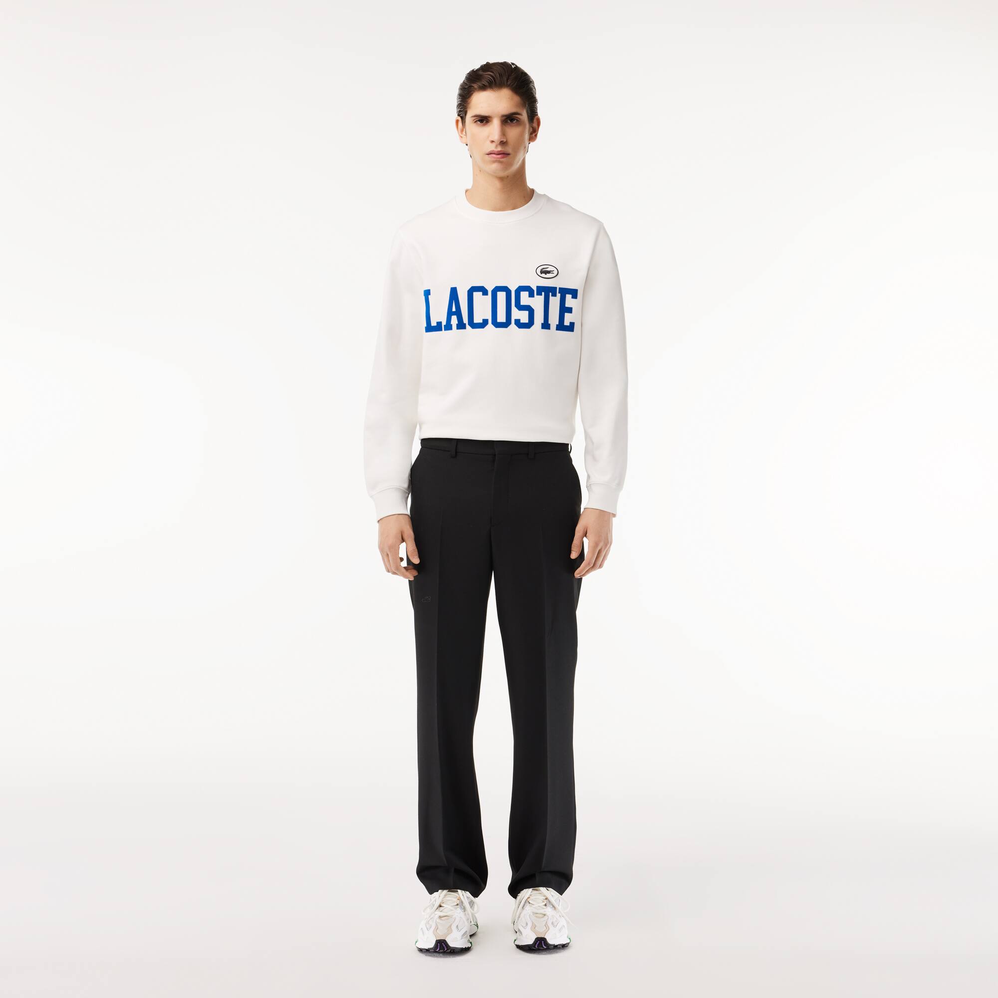 Anzughose aus Premium-Twill Hosen & Shorts - Schwarz - Lacoste - Herren