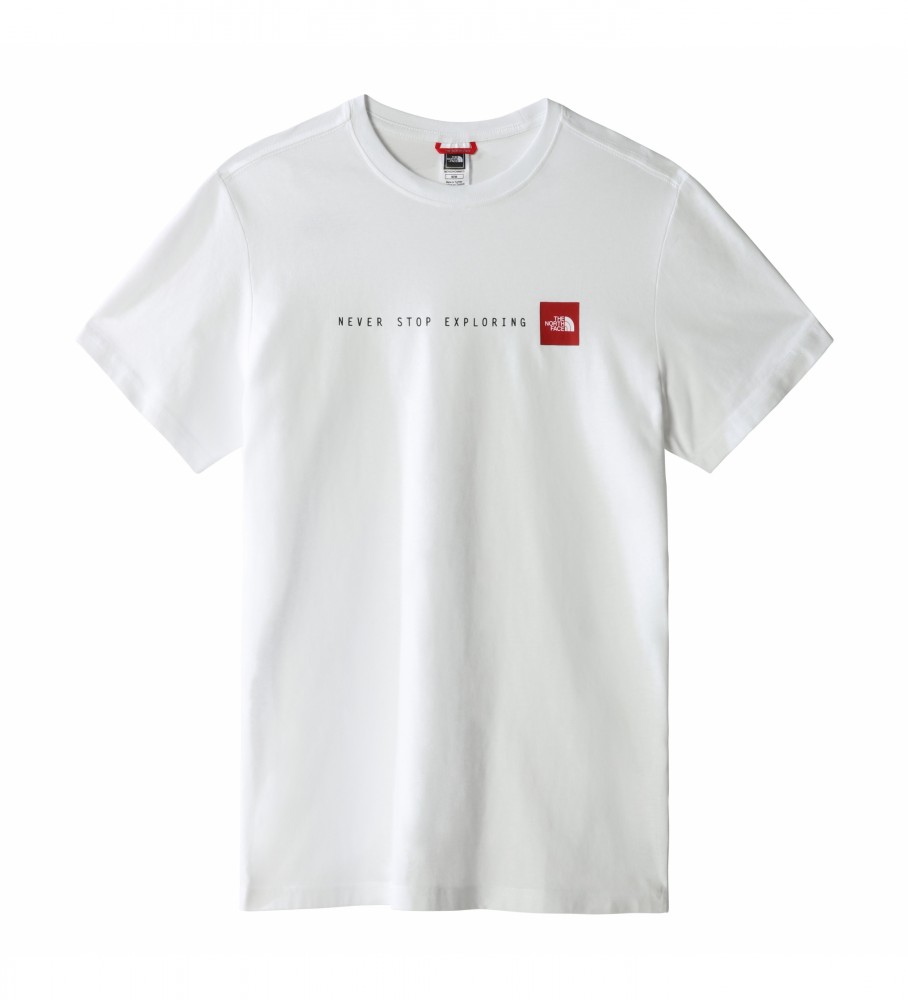 Camiseta The North Face MS/S Never Stop Exploring branca