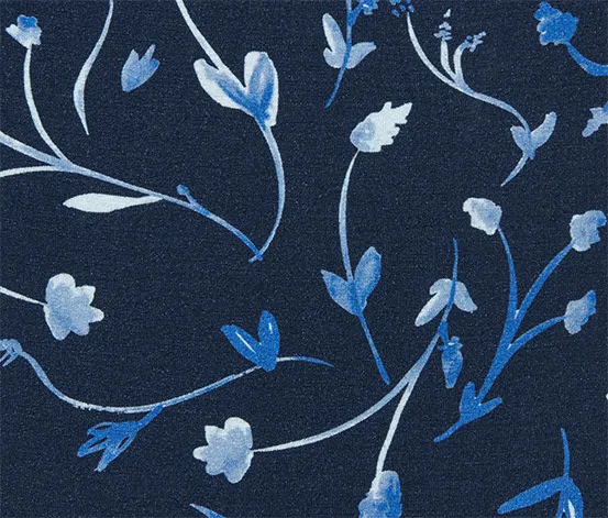 Jerseyhose, dunkelblau mit Alloverprint